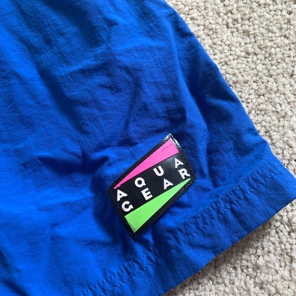 Nike Vintage 90s Aqua Gear shorts / swim shorts size large GREAT CONDITION rare - Picture 2 of 5